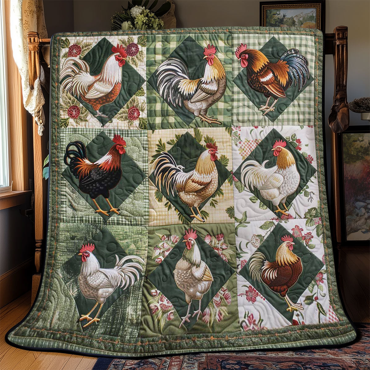 Chicken WJ0909006CL Quilt