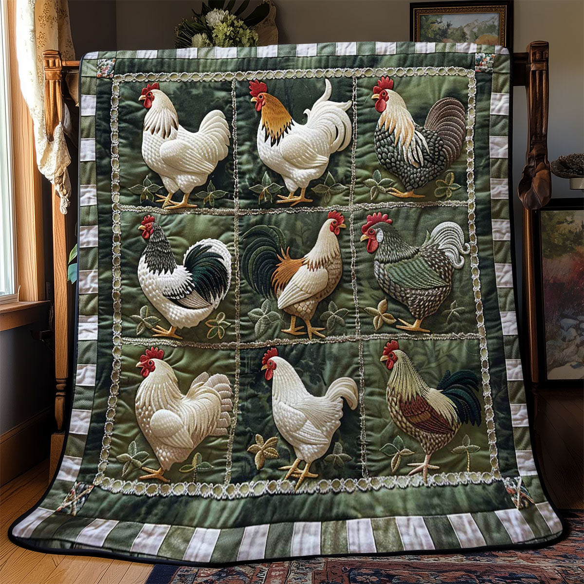 Chicken WJ1009004CL Quilt