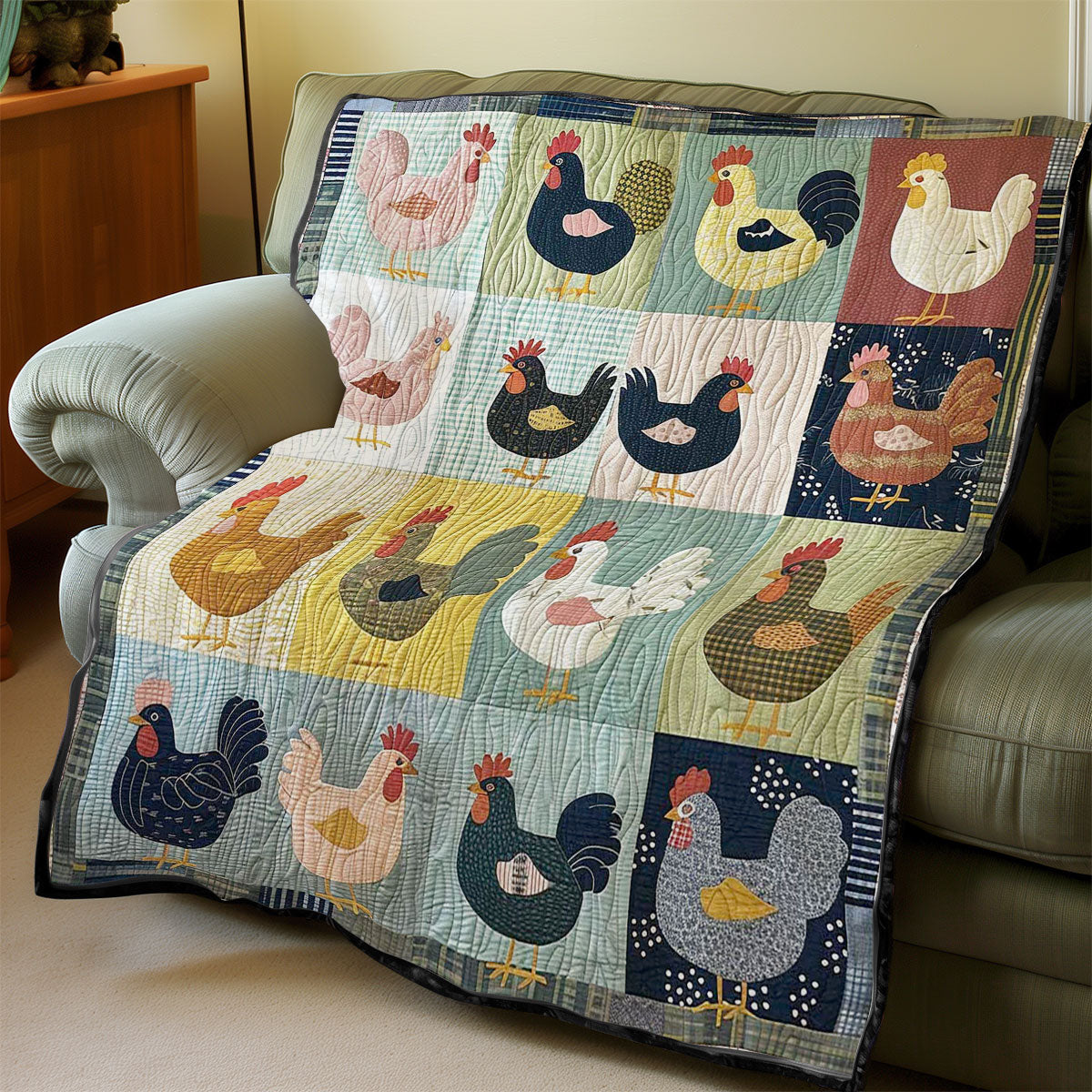 Chicken WJ1907016CL Quilt