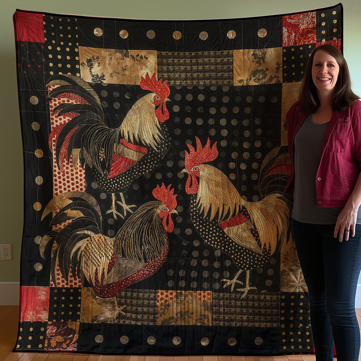 Chicken WJ2207021CL Quilt