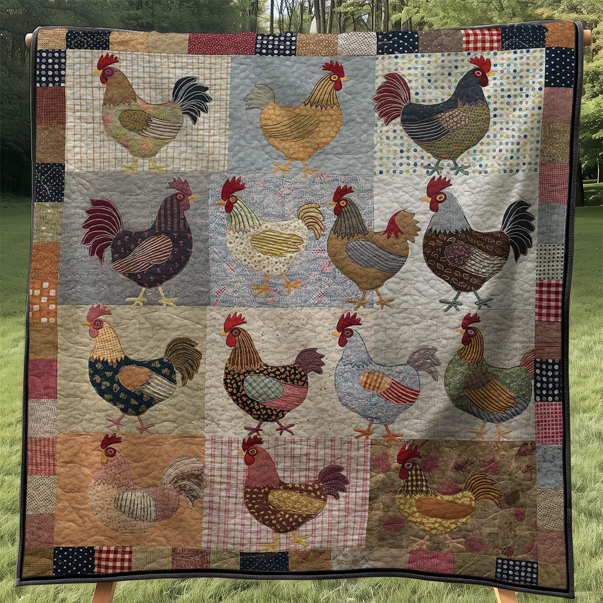 Chicken WJ2307013CL Quilt