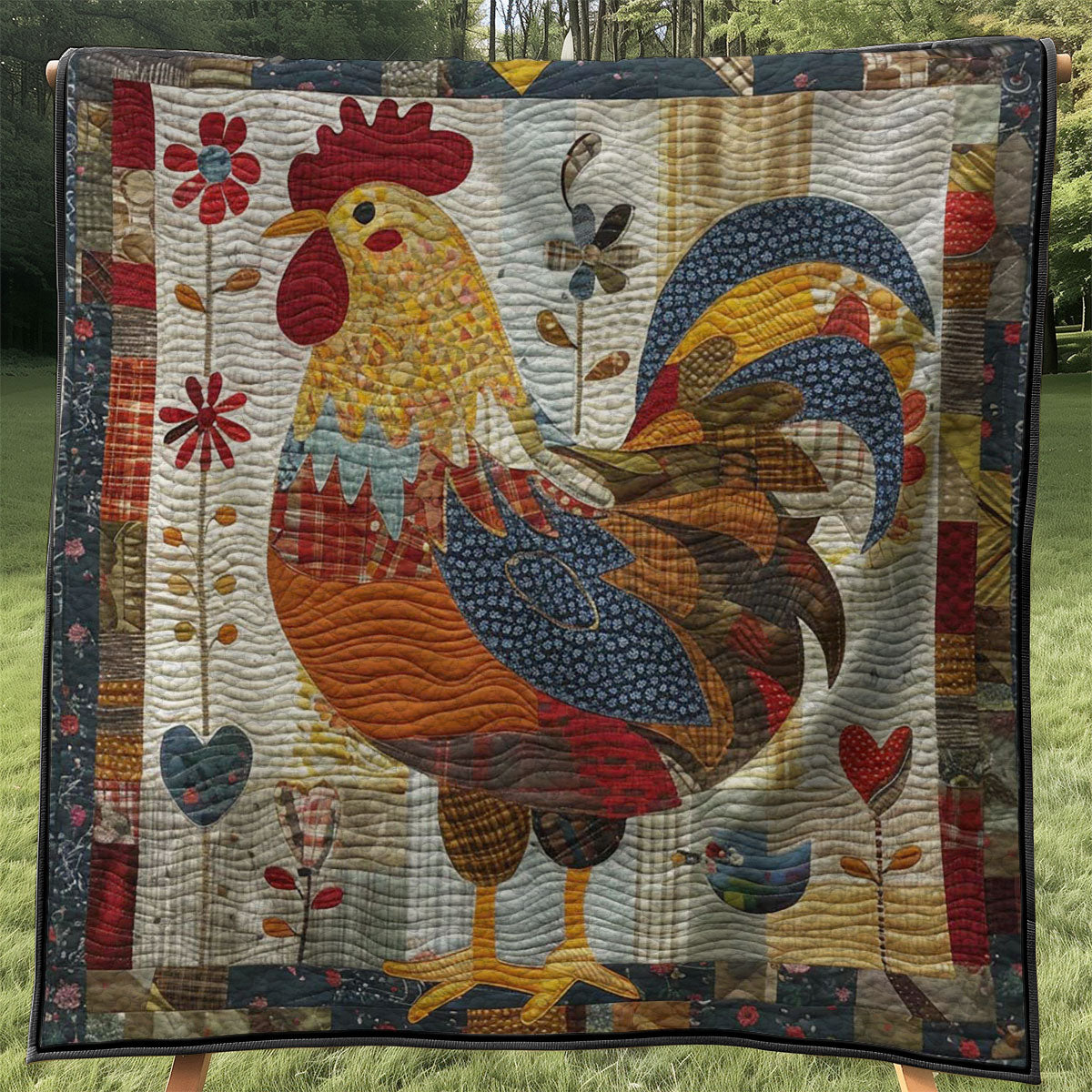 Chicken WJ237009CL Quilt