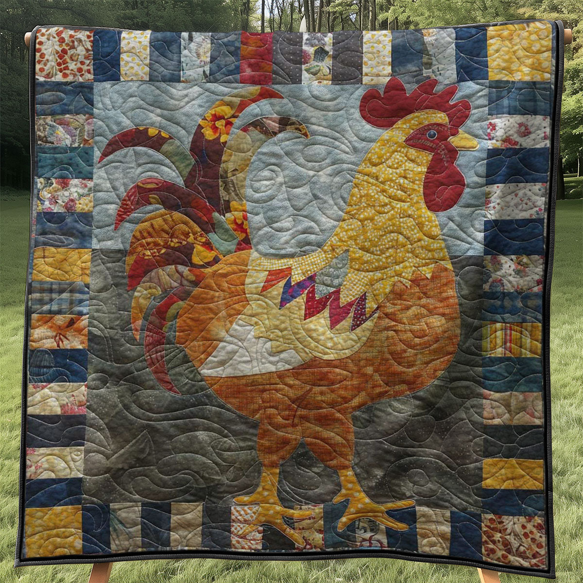 Chicken WJ2407011CL Quilt