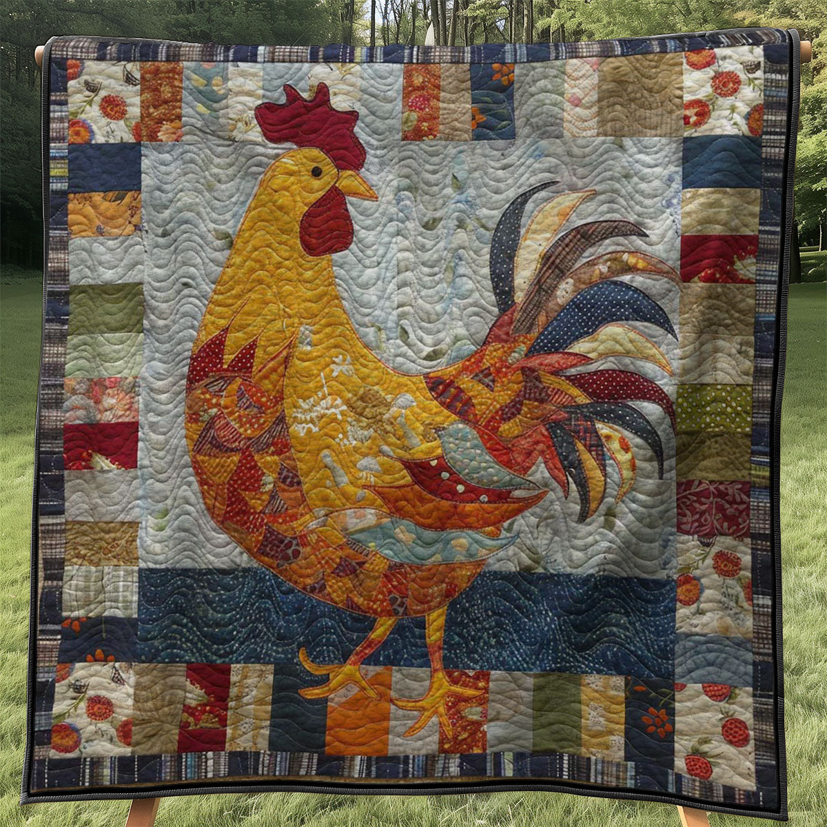 Chicken WJ2407012CL Quilt