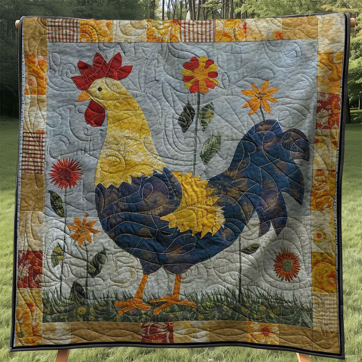 Chicken WJ2907011CL Quilt