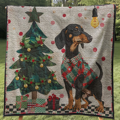 Christmas Dachshund WJ2707015CL Quilt