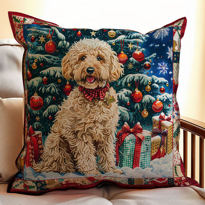 Christmas Dog WJ0509033CL Quilt Pillow Case