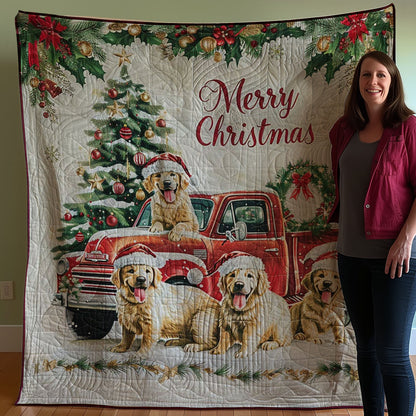 Christmas Dog WJ3107012CL Quilt