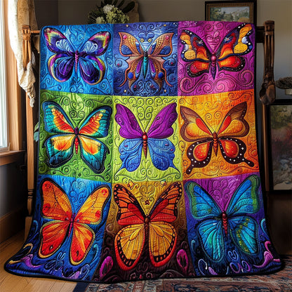 Colorful Butterflies WJ2308002CL Quilt