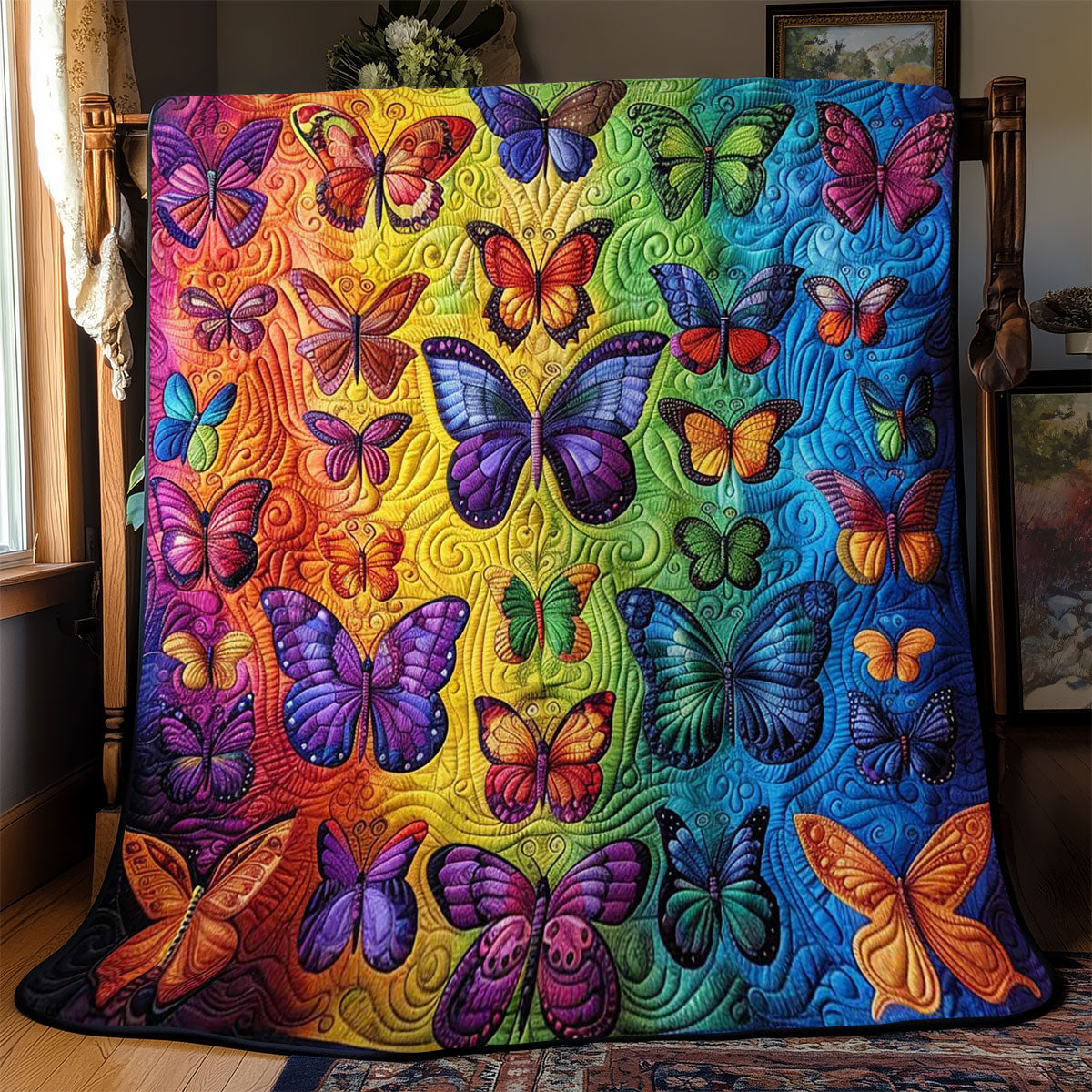 Colorful Butterflies WJ2308003CL Quilt