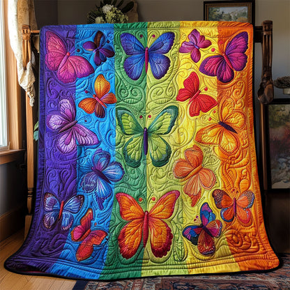 Colorful Butterflies WJ2308004CL Quilt