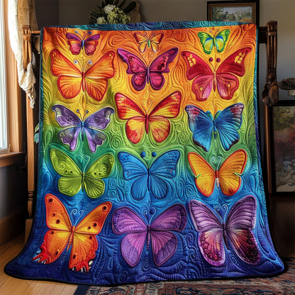 Colorful Butterflies WJ3008009CL Quilt