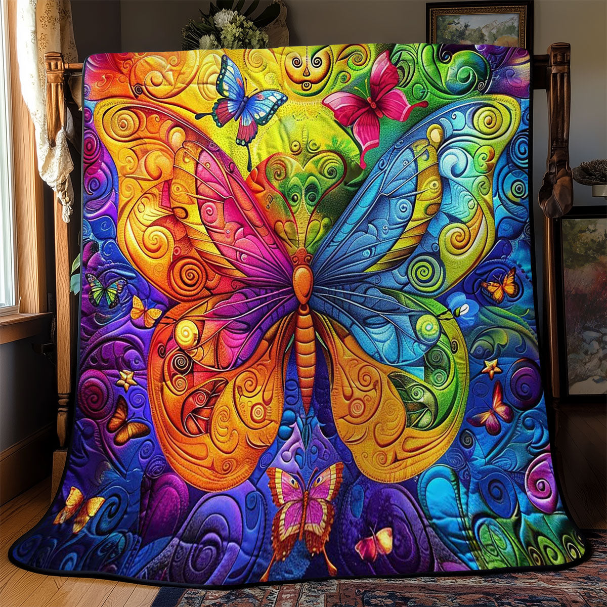 Colorful Butterfly WJ2308007CL Quilt