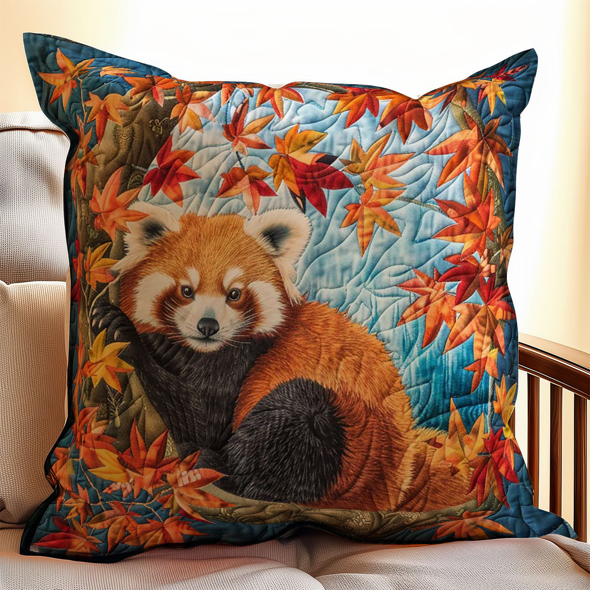 Cute Red Panda WJ0609032CL Quilt Pillow Case