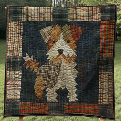 Cute Terrier Dog WJ2907016CL Quilt