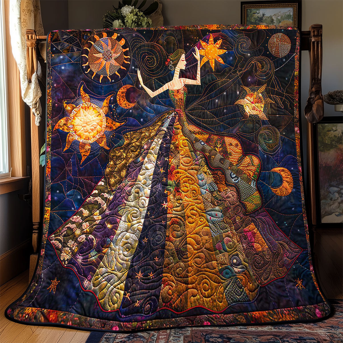 Dancing Woman WJ3008013CL Quilt