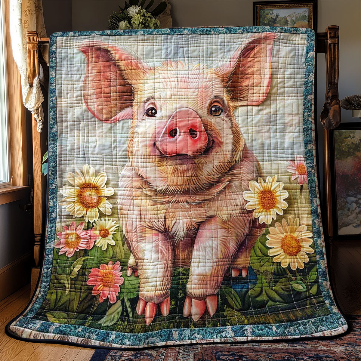 Dapper Piglet WJ2708013CL Quilt