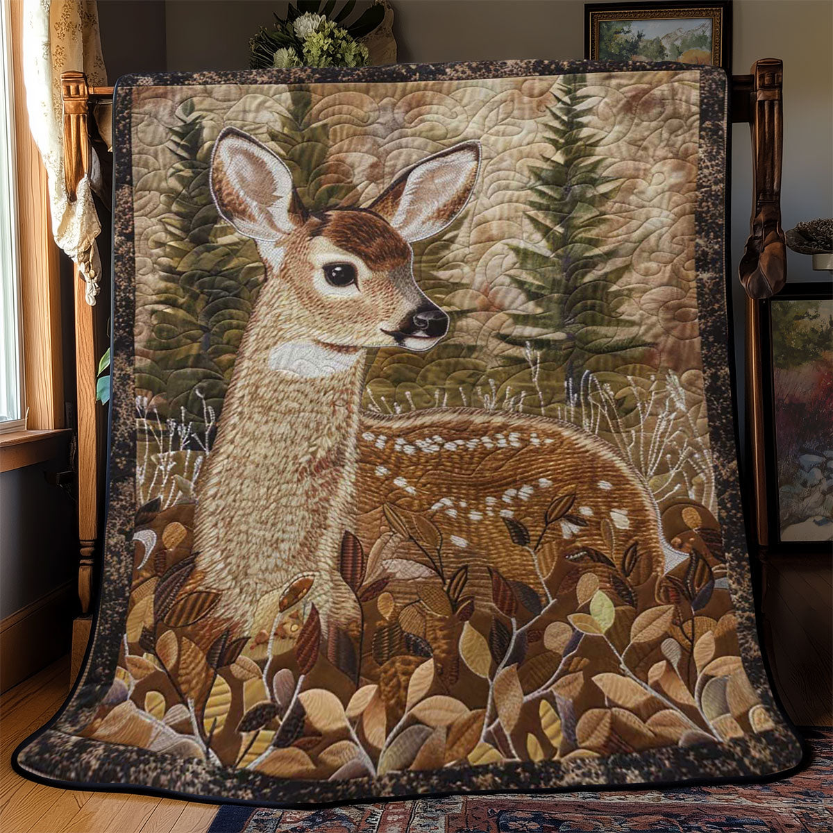 Deer WJ1009010CL Quilt