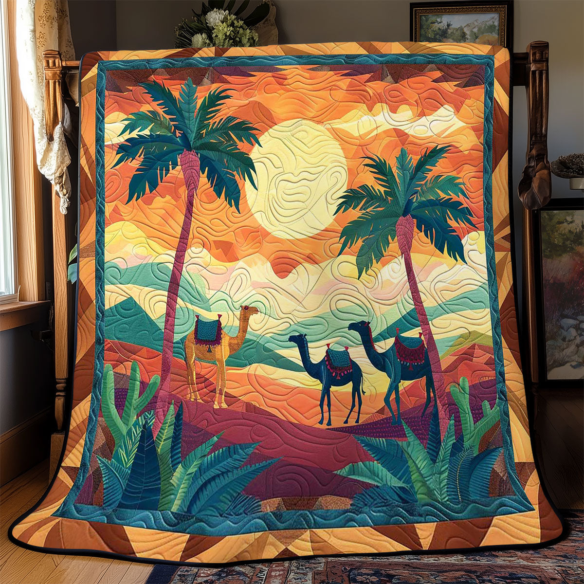 Desert Camel WJ0609007CL Quilt