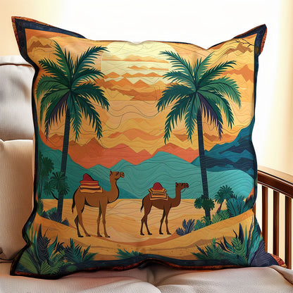 Desert Camel WJ0609035CL Quilt Pillow Case