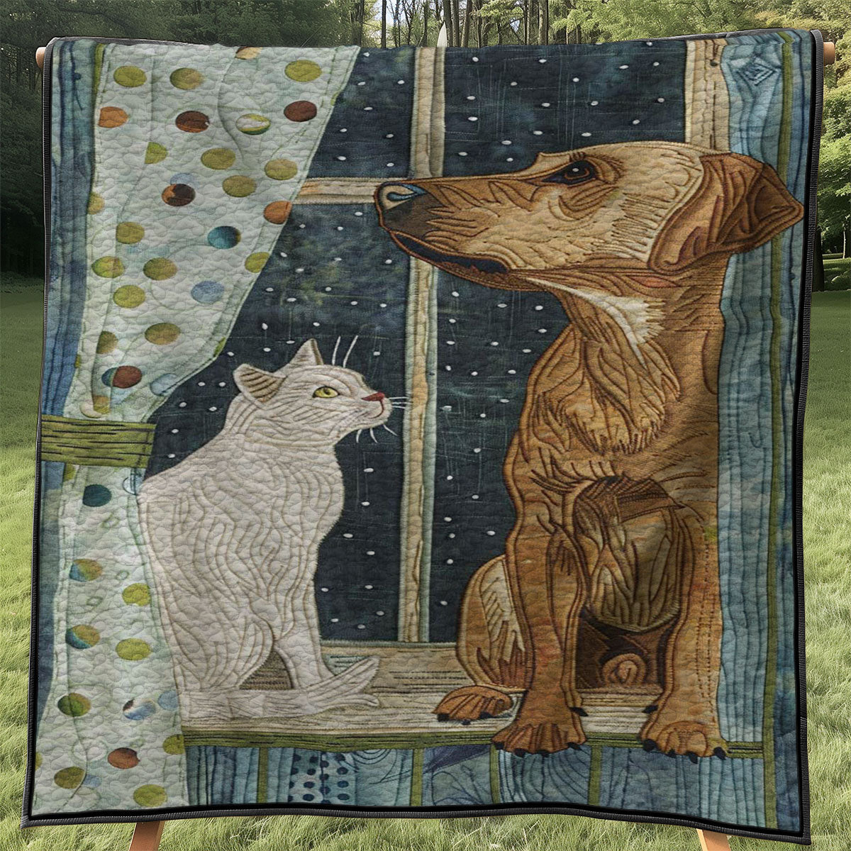 Dog And Cat WJ2907019CL Quilt