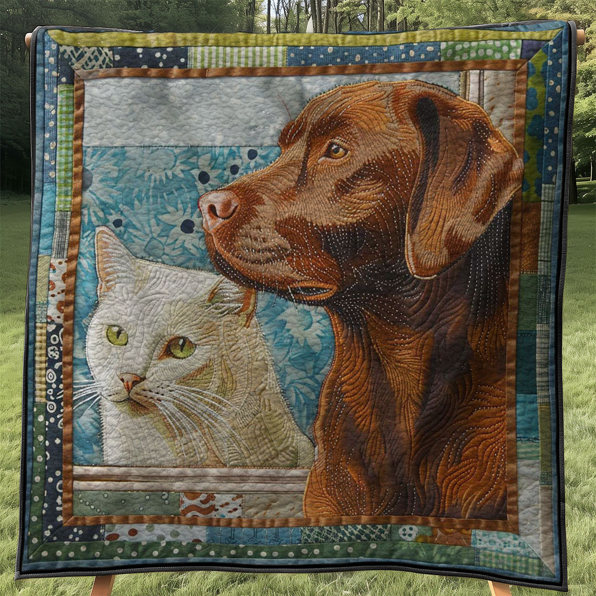 Dog And Cat WJ2907020CL Quilt