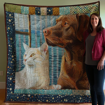 Dog And Cat WJ3007026CL Quilt