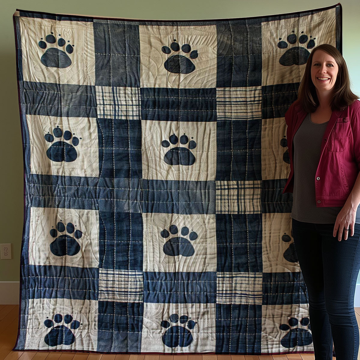 Dog Paws WJ1507012CL Quilt