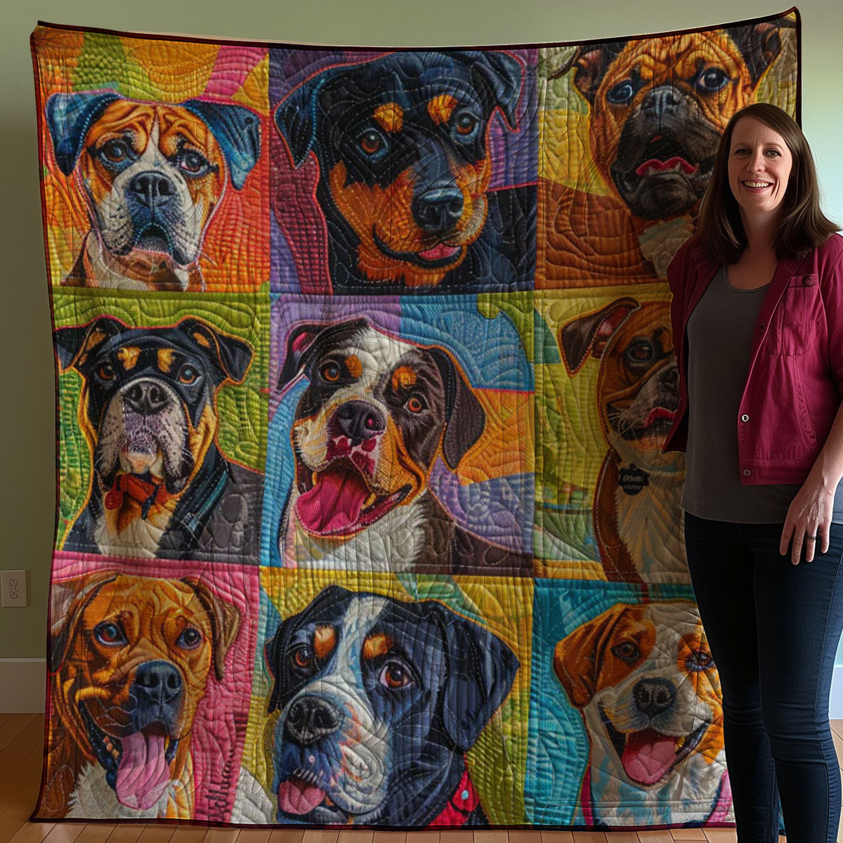 Dogs WJ3107019CL Quilt