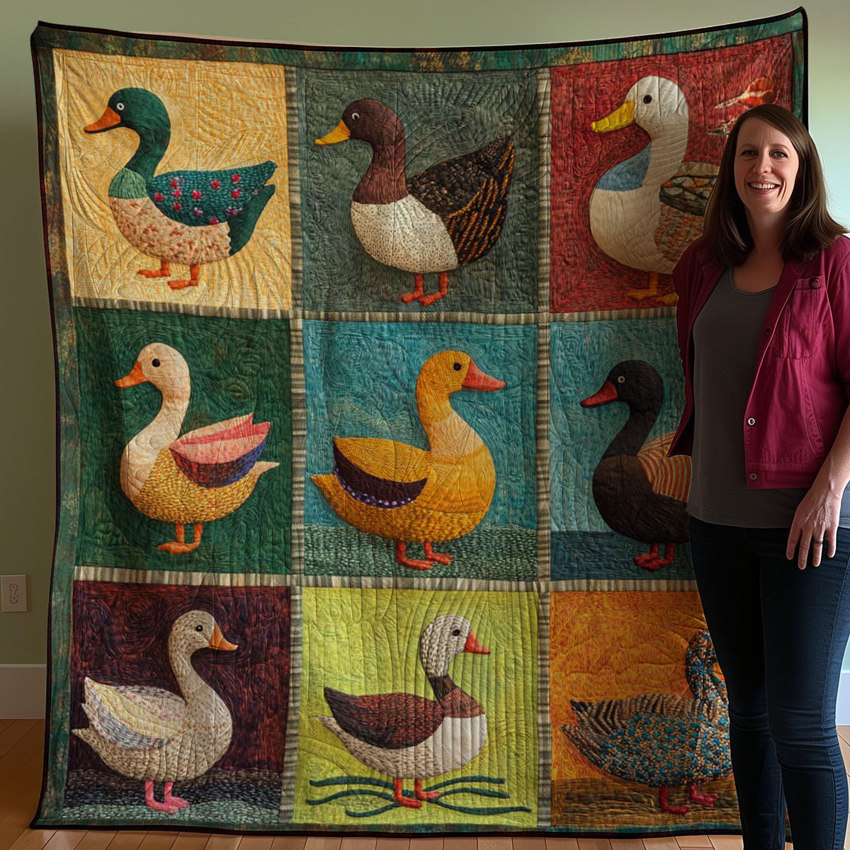 Duck WJ1008018CL Quilt