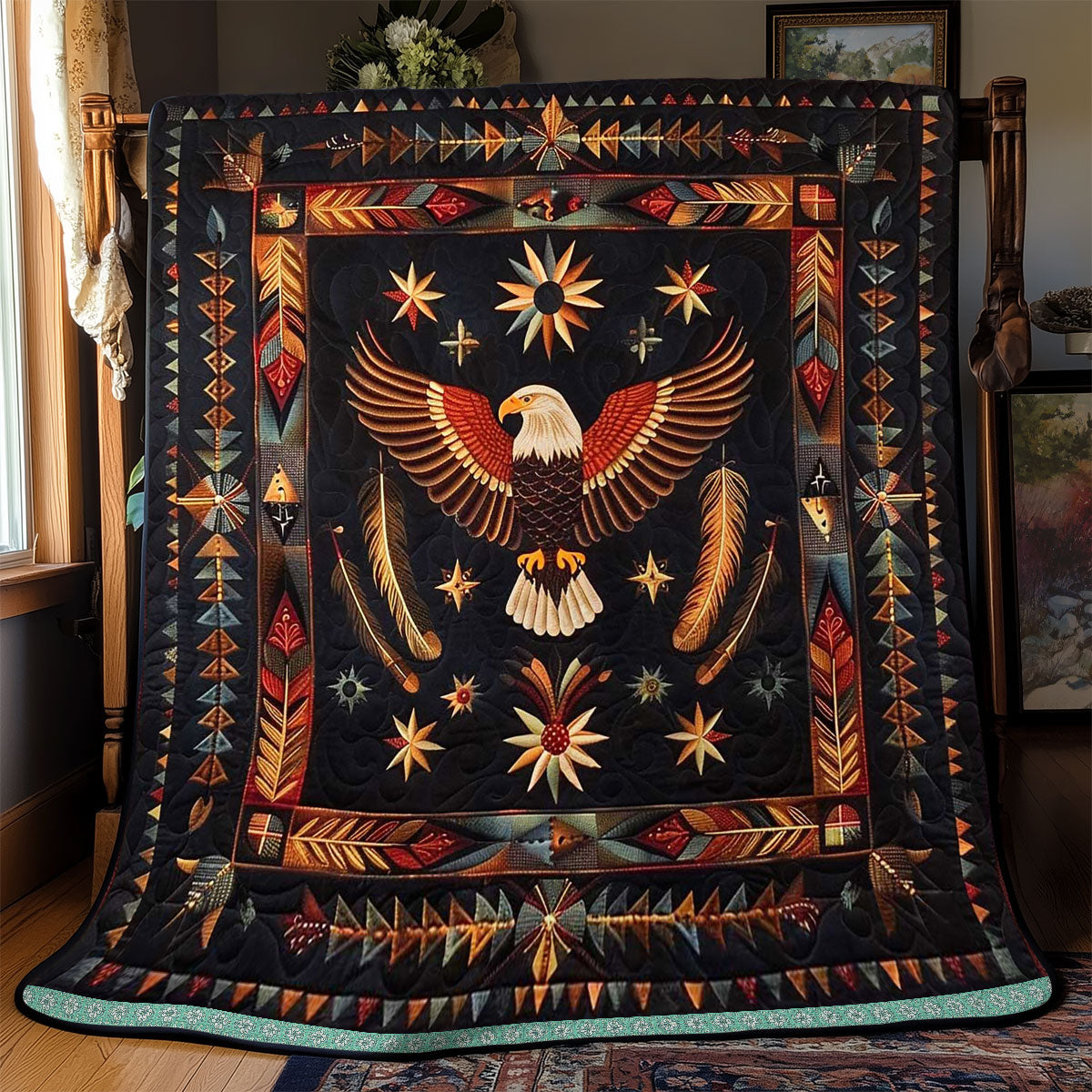 Eagle Native American WJ1409008CL Quilt