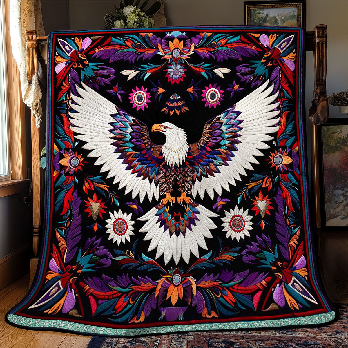 Eagle Native American WJ1409009CL Quilt