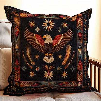 Eagle Native American WJ1409039CL Quilt Pillow Case