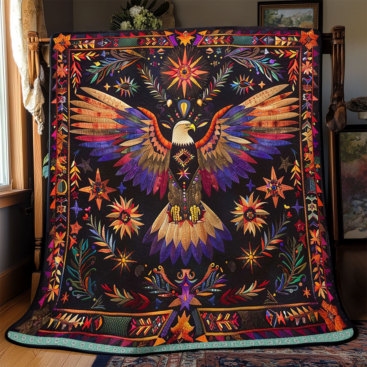 Eagle Native American WJ1709008CL Quilt