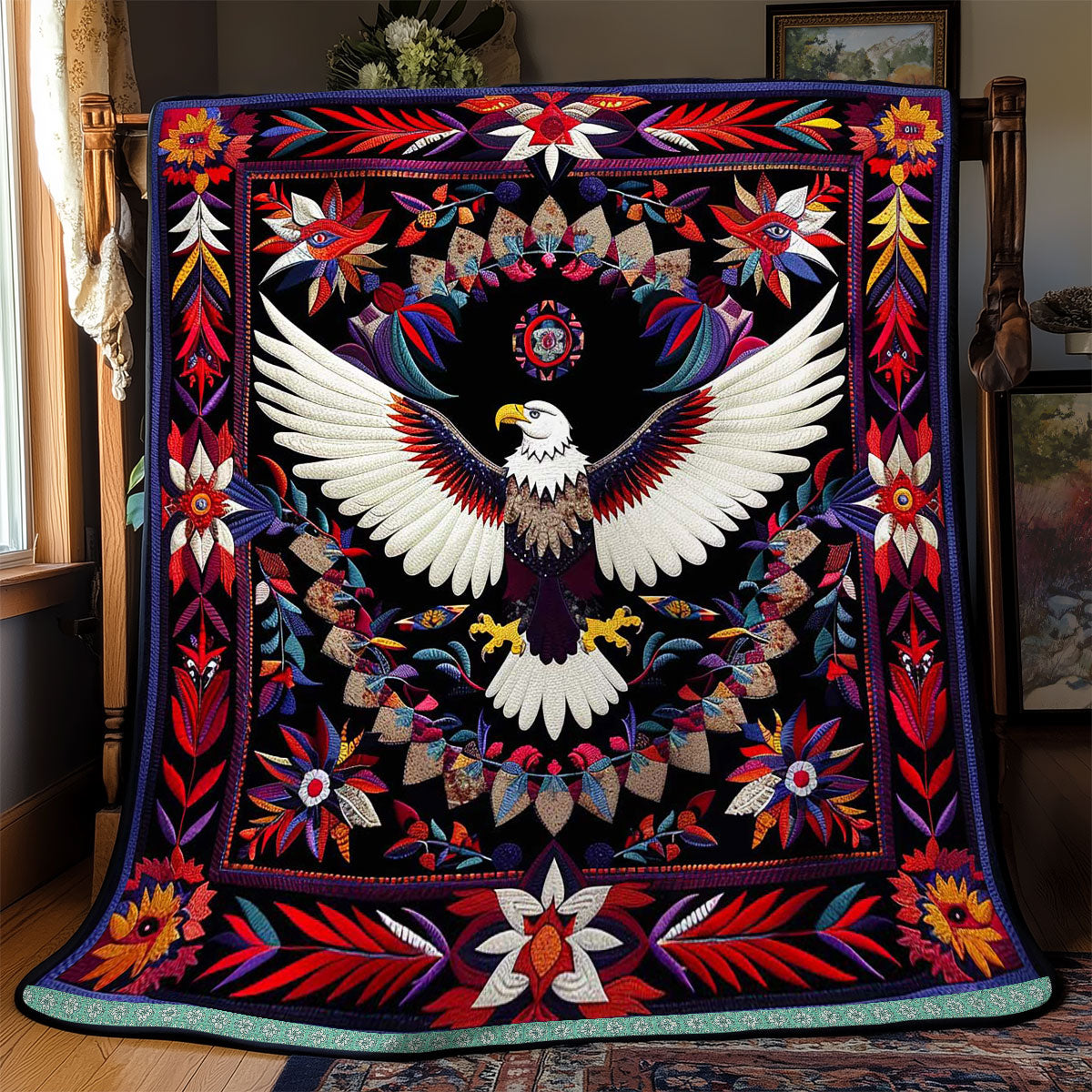 Eagle Native American WJ1709009CL Quilt