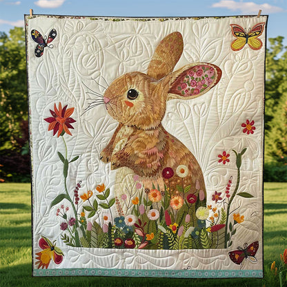 Flower Rabbit WJ2908008CL Quilt