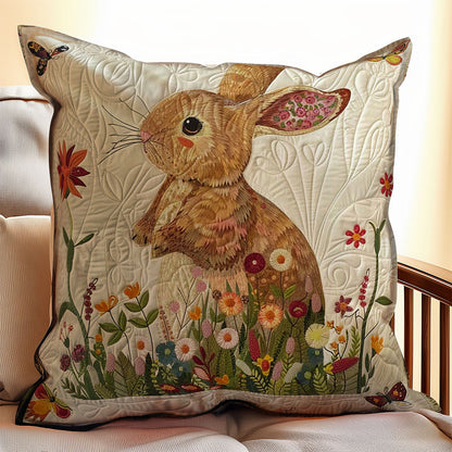 Flower Rabbit WJ2908033CL Quilt Pillow Case