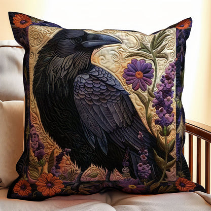 Flower Raven WJ0509036CL Quilt Pillow Case