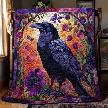 Flower Raven WJ0909016CL Quilt