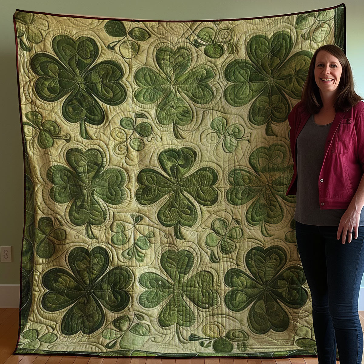 Four-Leaf Clover WJ2207024CL Quilt