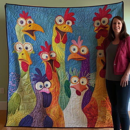 Funny Chicken WJ0808014CL Quilt