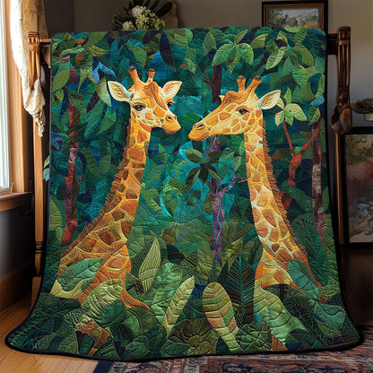 Giraffe Couple WJ1009015CL Quilt