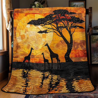 Giraffe Sunset WJ2408014CL Quilt