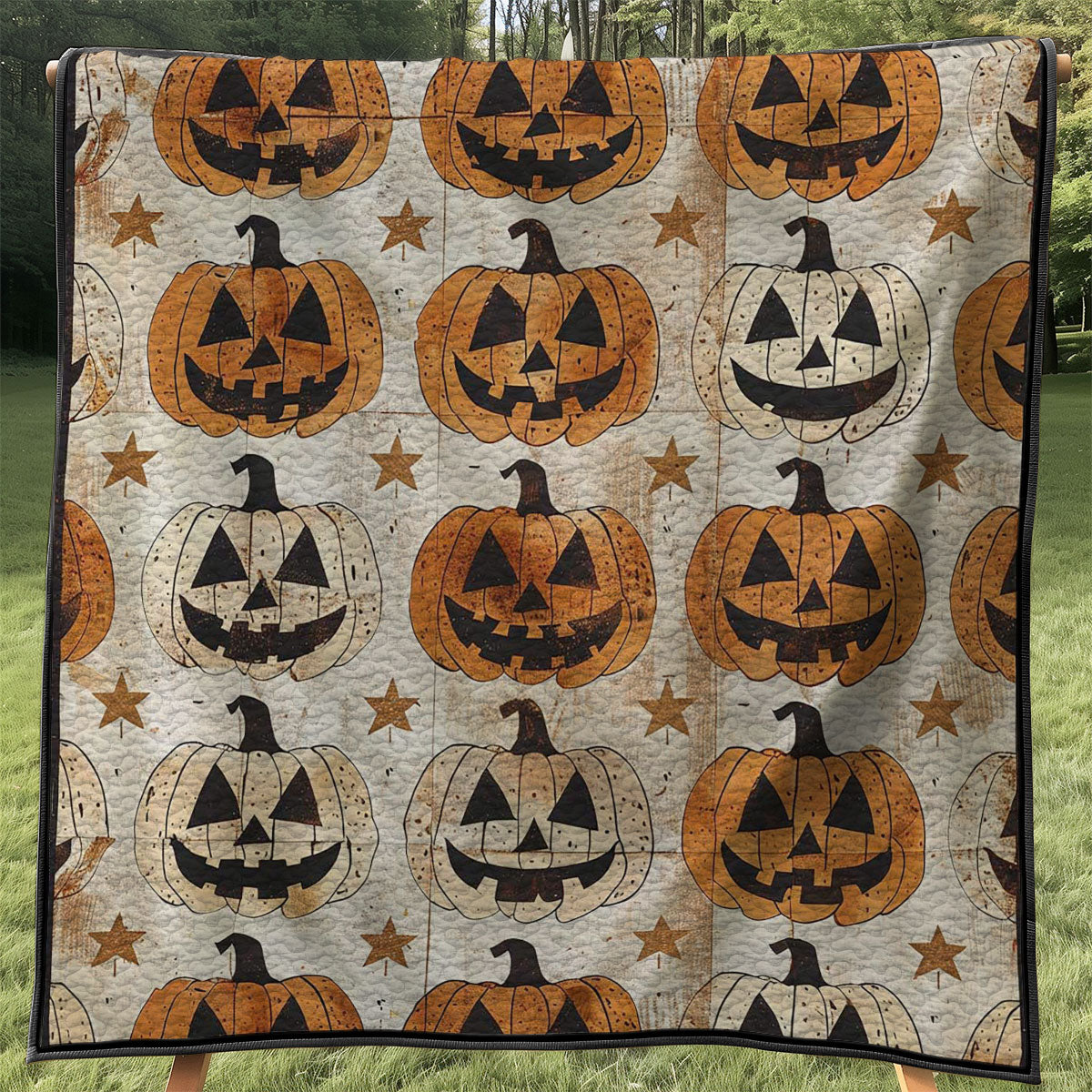 Halloween Pumpkin WJ2307023CL Quilt