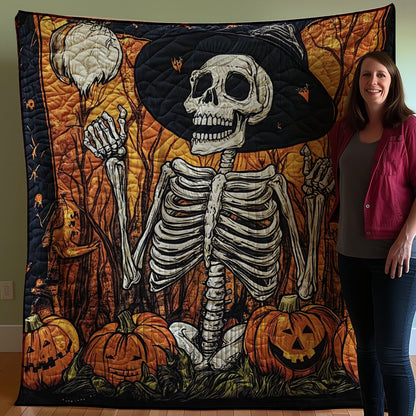 Halloween Witch Skeleton WJ0608018CL Quilt