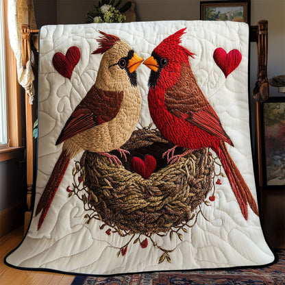 Heartfelt Cardinal WJ1002020CL Quilt