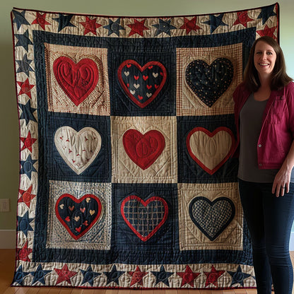 Hearts WJ1207008CL Quilt