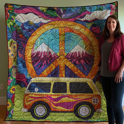 Hippie Hippy Car WJ0308022CL Quilt