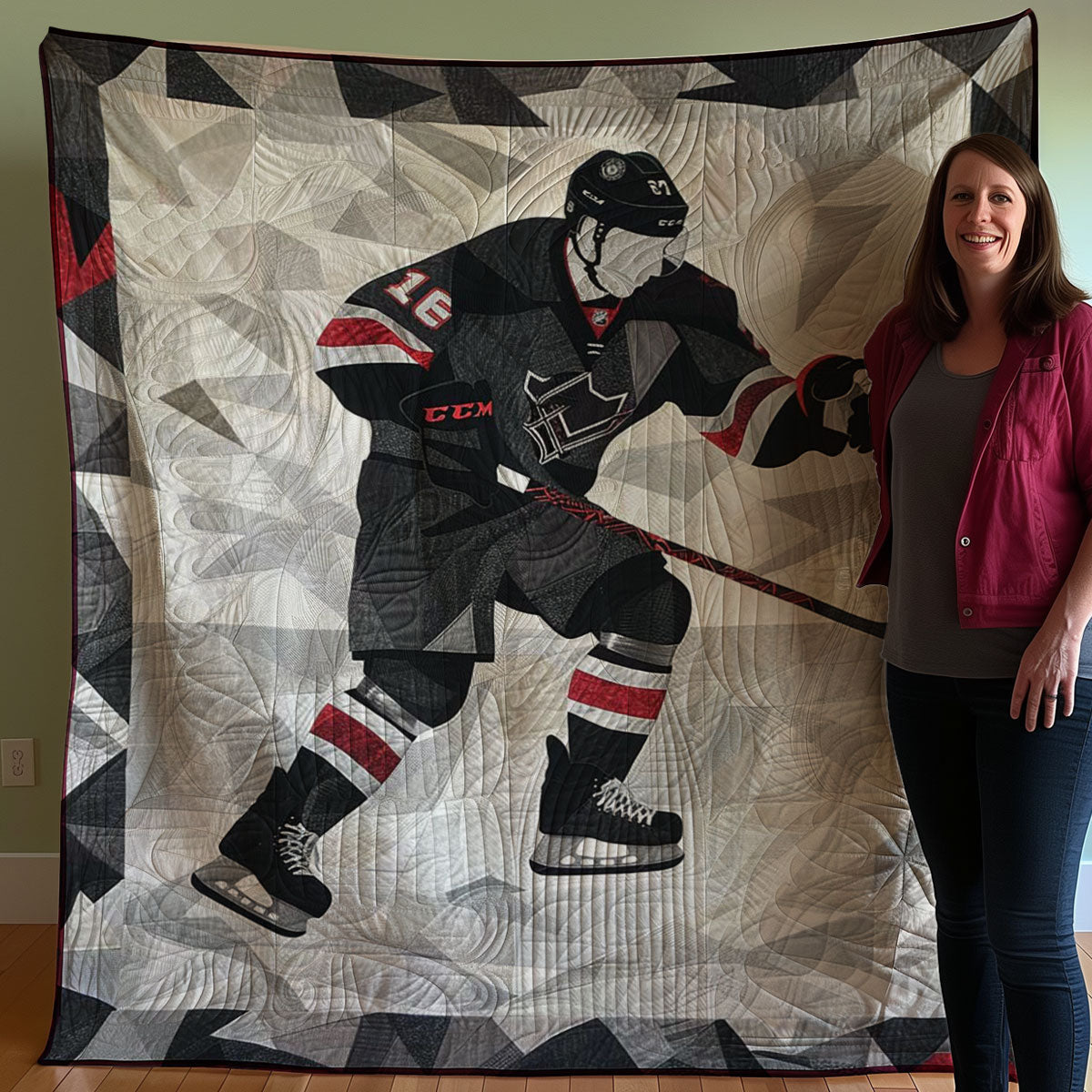 Hockey WJ0507015CL Quilt