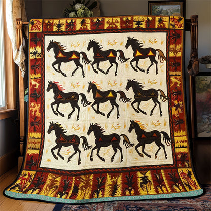 Horse Native American WJ1409015CL Quilt